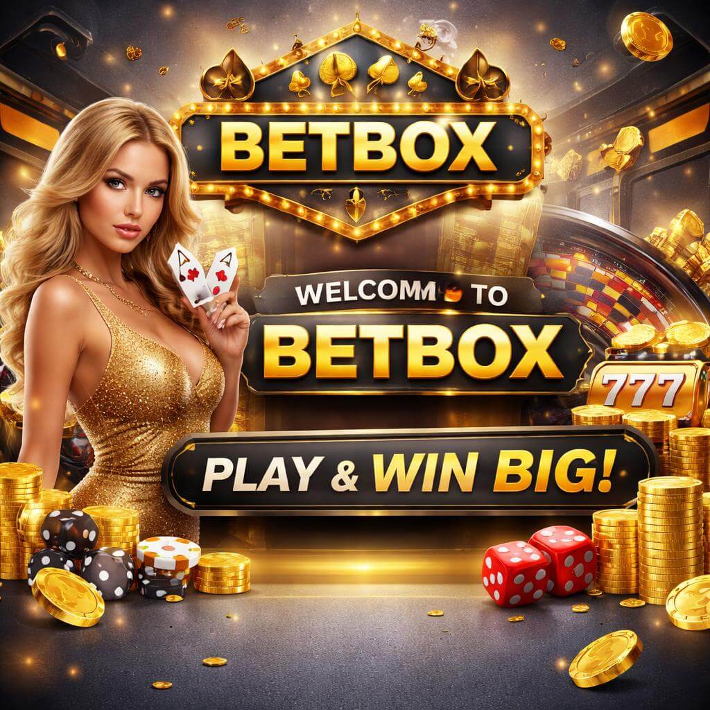BETBOX CABA Casino promo showing casino games and rewards